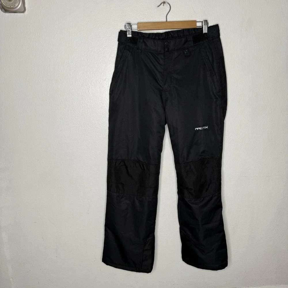 Arctix‎ Kids Black Snow Pants Reinforced Knees Winter Size XL